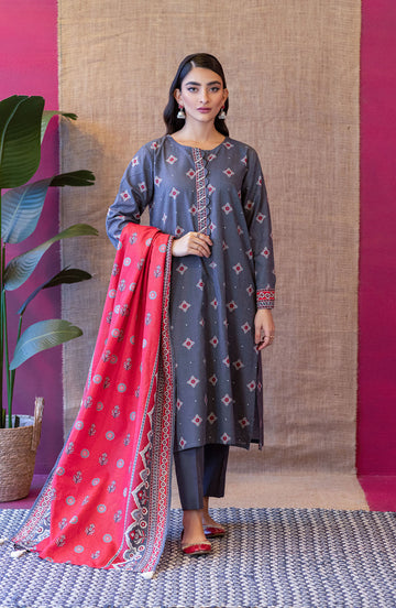 Orient OTL 22 241 Grey Khaddar Myreen Winter Collection 2022 Online Shopping
